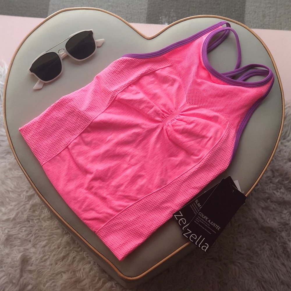 Pink Glow Athletic Top